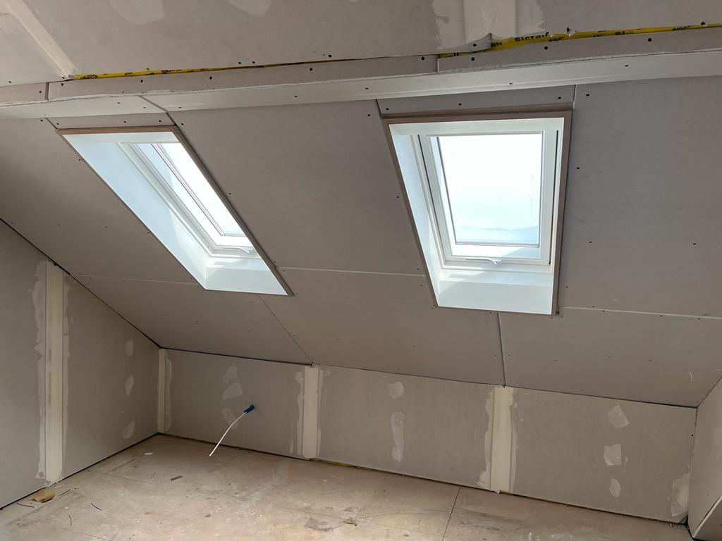 Dachraum vor der Renovation in Wollerau SZ